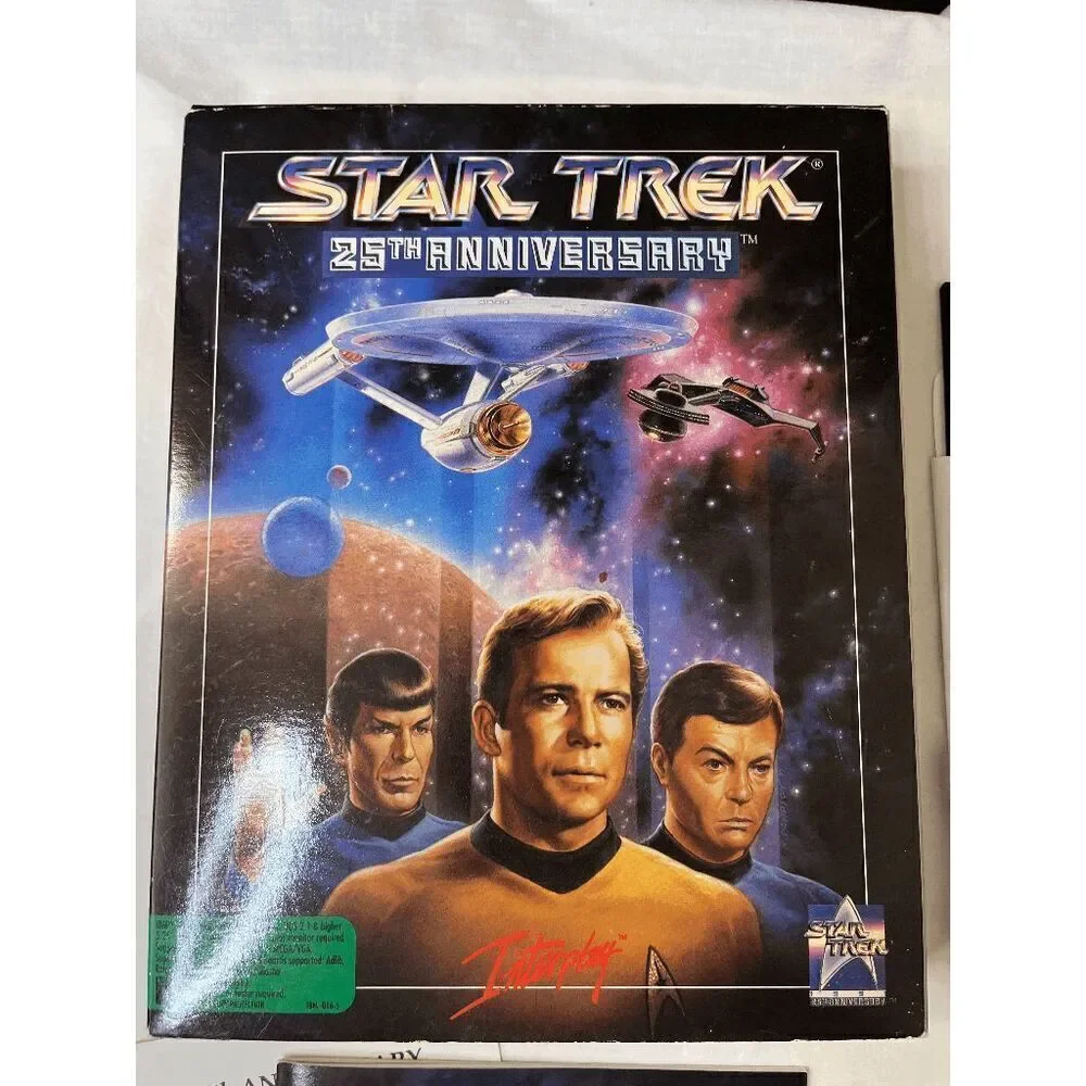 Star Trek 25th Anniversary‎ (IBM Tandy DOS 2.1) 5.25 Complete Big Box Game